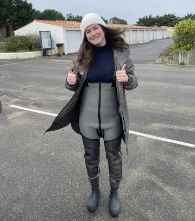 Cléo sur le terrain